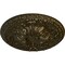 Ekena Millwork Amelia Ceiling Medallion (Fits Canopies up to 2 3/8"), Hand-Painted Green Gold, 19 5/8"OD x 3/4"P CM20AMGGS - alternate 5